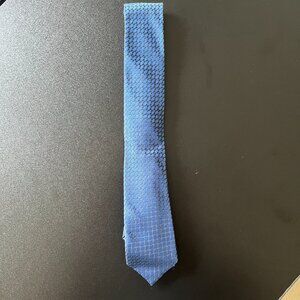 Alfani Blue Circle Pattern Tie - 63% Silk & 37% Polyester